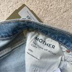 NWT MOTHER Superior The Tune Up Hover Cuff GTFO Wash Gold Label Jeans Blue Size 28 Photo 5