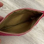 Ipsy Pink Faux Fur Glam Bag Zip Top Makeup/ Cosmetics Case Approximately 5” X 7” Photo 5