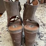 Steve Madden Lace up heeled open toe booties Photo 5