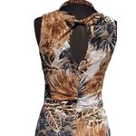 Cache Sheer Illusion Safari Lace Mesh Cami Top New Ruched Knot Lined New $98 NWT Photo 4