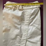 Japanese Knee Length Pencil Skirt With Belt White Photo 3