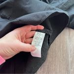 Vince  Black‎ Square neck puff sleeve blouse zipper back women’s size 4 Photo 6