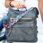 GRAY VERSATILE BACKPACK STYLE BAG Photo 0