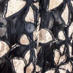 Textured Floral Mesh Jacket Black & Gold Damee Inc Evening Cocktail OX Large Photo 5