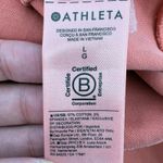 Athleta Sundown Alliance Hoodie Sweatshirt Orange Women L V-Neck Relaxed Comfy Photo 5