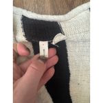 Moth Anthropolgie Cardigan Sweater XS/S Open Black Cream Preppy Boho Festival Size undefined Photo 3
