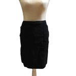 EXPRESS  (3/4)VINTAGE 90's Y2K Black Pocket Mini Pencil Skirt with Buckle… Photo 1
