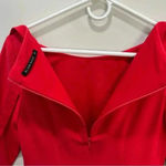 Black Halo  Petal Sleeve Dress in Chic Red,‎ Size 8 Photo 7