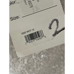 Mac Duggal Size 12 NEW One Shoulder White Sequined Mini Dress 5263 FLAW Photo 9