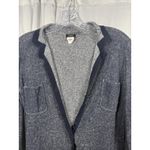 J‎ Crew Sweater Mens Small Blue Linen Cotton Blend Single Button Cardigan Casual Photo 9