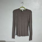 Yogalicious  Tan Long Sleeve Top Sz M Photo 1