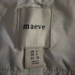 Anthropologie  Maeve Paneled Skirt W/Bow 0 Women’s Black White Photo 3