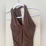 Princess Polly  Cora Brown Halter Mesh Dress size 2 Photo 4