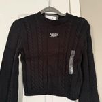 Tommy Hilfiger Tommy Jeans Cable-Knit Crewneck Logo Sweater Photo 2