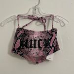 Juicy Couture NWT Snakeskin Bikini Top | Size: Small Photo 0