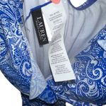 Ralph Lauren Lauren Women's Ruffled Paisley Print One-Piece Swimsuit Size 16 Photo 6