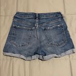 Old Navy  Distressed High-Rise OG Straight Secret Smooth Pockets Jean Shorts Photo 2