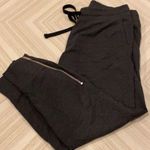 Gap Dark Grey Bottom Zipper Drawstring Joggers Photo 0