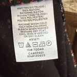 19 Cooper  sleeveless black with orange circle stripes blouse size XS Photo 8