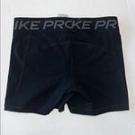 Nike  Pro Women's Athletic Black Shorts spandex M medium dri fit Photo 2