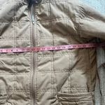 Vintage quilted jacket size large Brown Photo 1