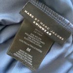 Marc by Marc Jacobs Marc Jacobs Tara Halter One Piece Swimsuit M Medium Blue Striped Plunge Belt Tie Photo 12