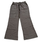 Love Tree Wide Leg Linen Blend Pants Size 2X Brown Smocked Waist Drawstring Photo 0