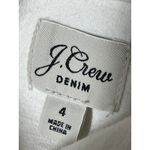 J.Crew White Square Neck Sleeveless Slit Zipper Mini Tank A Photo 2