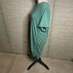 Universal Threads Universal Thread Teal Green Short Sleeve Round Neck Midi T Shirt Dress Size XL Photo 1