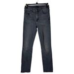 Mother Jeans Women 25 Washed Black Gray Mid Rise Dazzler Lighting Up Lanterns Photo 2