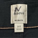 Anthropologie Maeve  Womens Size 31 Tall Black Colette Linen Blend Wide Leg Pants Photo 8