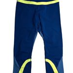 Lululemon Run Inspire Crops II Blue Yellow Photo 0