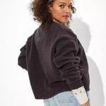 American Eagle AE Sherpa Crew Neck Sweatshirt Photo 1