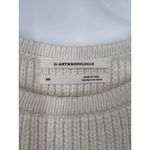 Anthropologie  Polyamide Pullover Sweater Knit White Butterfly Sleeve‎ XS New Photo 1