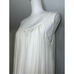 Women’s Ivory SILK blend Maxi Dress Boho Chic MEDIUM Photo 2
