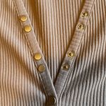 Makers of Dreams Maker of Dreams Ribbed Beige Bodysuit Photo 4