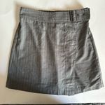 Prómesa PROMESA Pinstripe A-Line Mini Skirt Boutique Women’s size Small Gray NWT $48 Y2K Photo 2