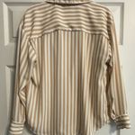 Olive & Oak Neutral Stripe Blouse Photo 1