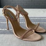 Steve Madden Breslin Blush Heels Rhinestones Size 8 Rose Gold Photo 1