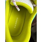 Sandro NWT  Flame Parma Women Size 40 Purple Yellow Mint Flame Chunky Sneakers Photo 14
