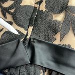 1950s winter dream floral black lace wedding dress union made handmade Size M Photo 14