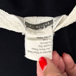 EXCLUSIVELY MISSOOK Black White Trim Open Front Cardigan Sweater Jacket XL Size undefined Photo 7