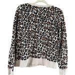 A New Day Brown and Cream Cardigan Sweater with Animal Print Photo 9