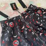 Hot Topic Emily The Strange Small Black Mini Skirt/Suspenders set (NWT) Photo 1