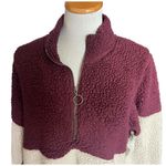 Como vintage Womens  Zip Sherpa Cozy Pull Over Sweatshirt in Camel Hair - Sz 2X Photo 1