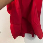 Cinq a Sept Marta Carmine Off The Shoulders Midi Dress Ruffle Hem NWT Size 2 Red Photo 5