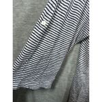 Adrienne Vittadini Adrienne Vittadini 100% Linen Womens Shirt Striped Blue Size 1X Photo 2