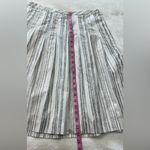 Loft Ann Taylor Knee-Length A-Line Pleated Striped Skirt Resort Wear Photo 9