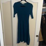 Opening Ceremony  Teal Asymmetrical Mid-Length Dress in Medium Photo 1