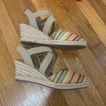 Kelly & Katie  Size 8 M Saige Spring Multicolored Strappy Slingback Wedge Sandal Photo 6